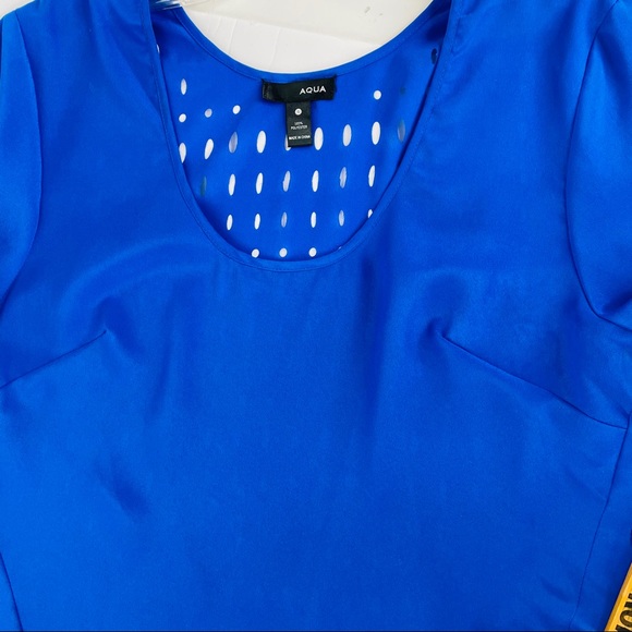 AQUA royal blue top Small - Picture 6 of 7